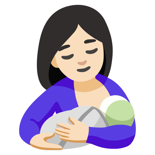 breast-feeding: light skin tone — Google