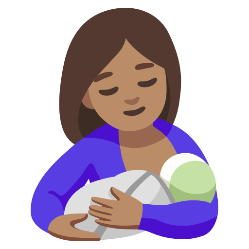 breast-feeding: medium skin tone — Google