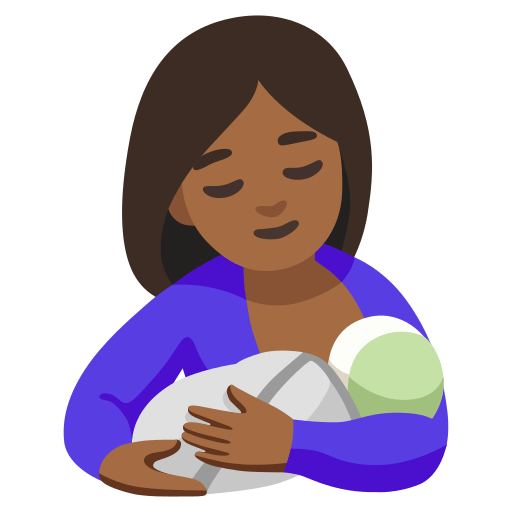 breast-feeding: medium-dark skin tone — Google