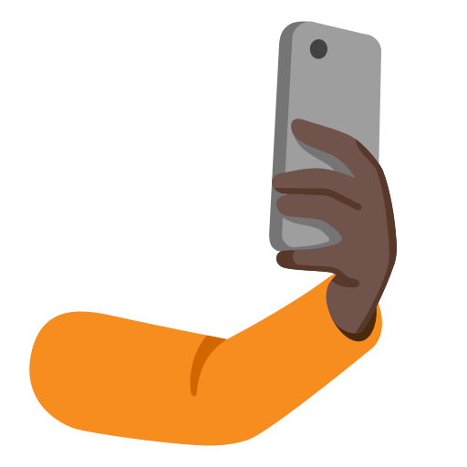 selfie: dark skin tone — Google