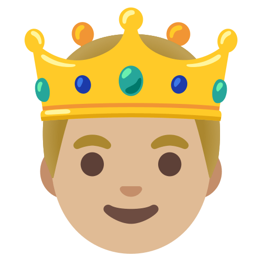 prince: medium-light skin tone — Google