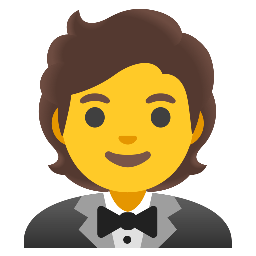 person in tuxedo — Google