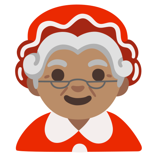 Mrs. Claus: medium skin tone — Google