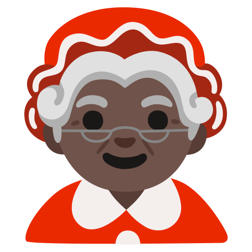 Mrs. Claus: dark skin tone — Google