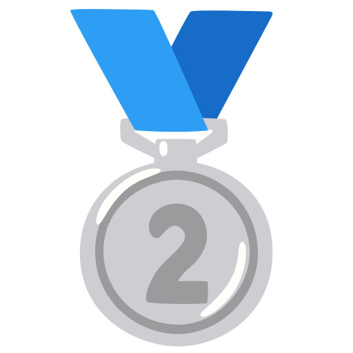 2nd place medal — Google