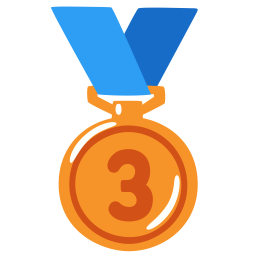 3rd place medal — Google