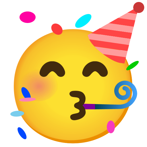 partying face — Google