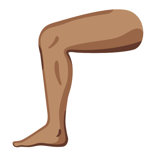 leg: medium skin tone — Google