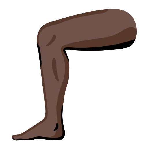 leg: dark skin tone — Google