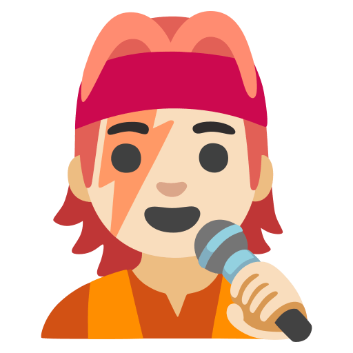 singer: light skin tone — Google