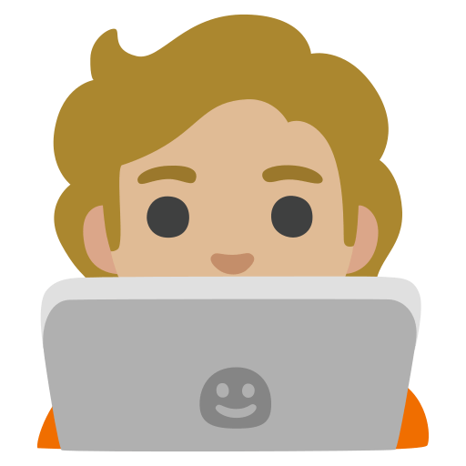 technologist: medium-light skin tone — Google