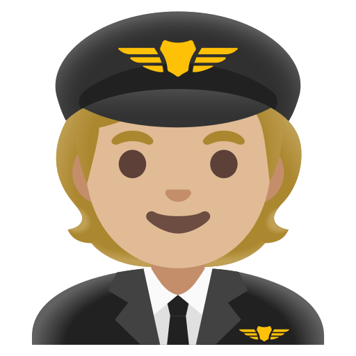 pilot: medium-light skin tone — Google