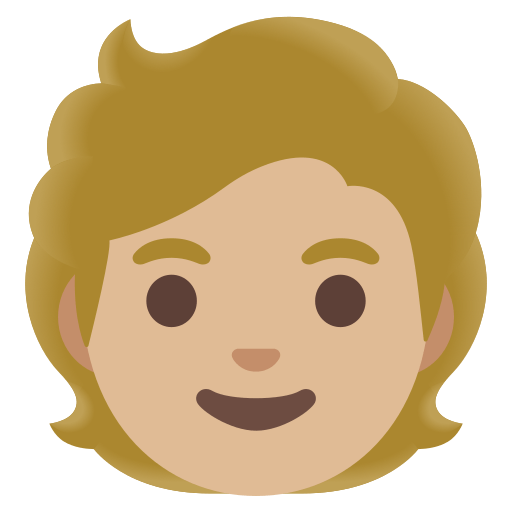 person: medium-light skin tone — Google
