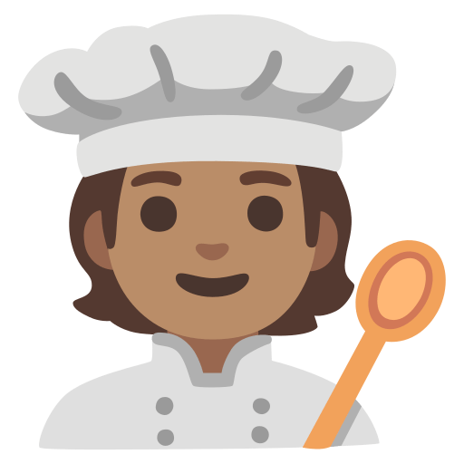 cook: medium skin tone — Google