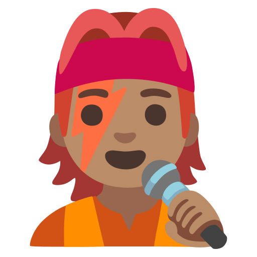 singer: medium skin tone — Google