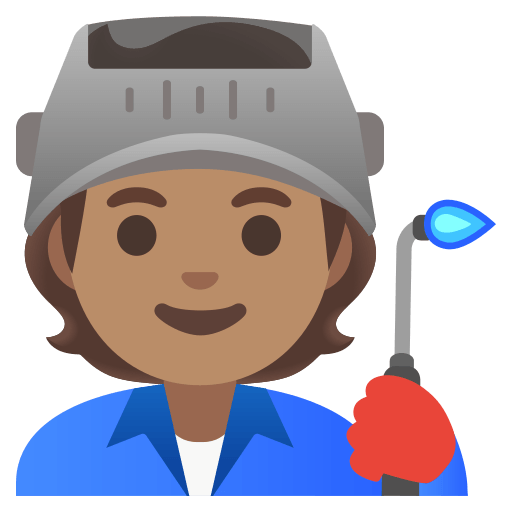factory worker: medium skin tone — Google