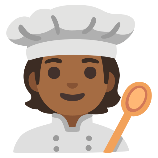 cook: medium-dark skin tone — Google