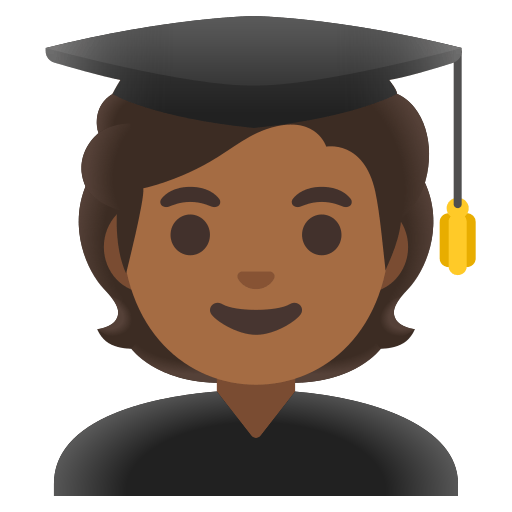 student: medium-dark skin tone — Google