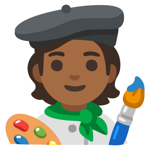artist: medium-dark skin tone — Google