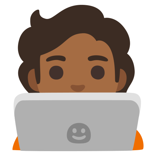 technologist: medium-dark skin tone — Google