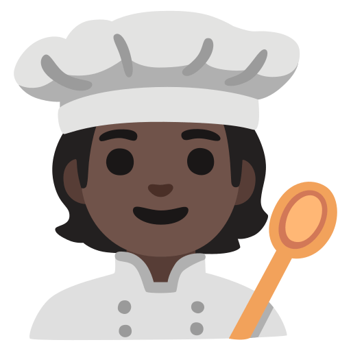 cook: dark skin tone — Google