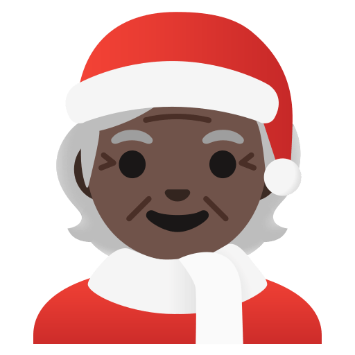 Mx Claus: dark skin tone — Google