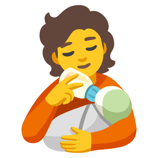 person feeding baby — Google