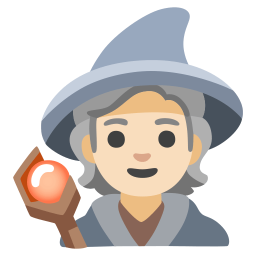 mage: light skin tone — Google