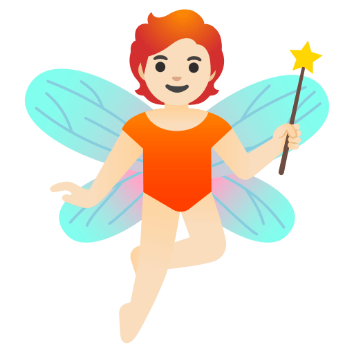 fairy: light skin tone — Google