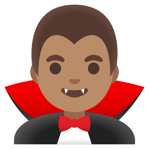 man vampire: medium skin tone — Google