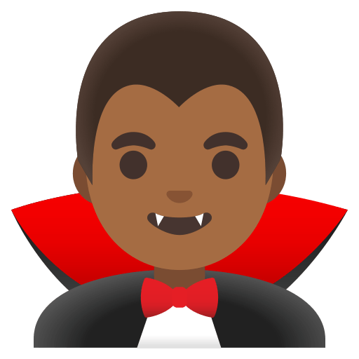 man vampire: medium-dark skin tone — Google