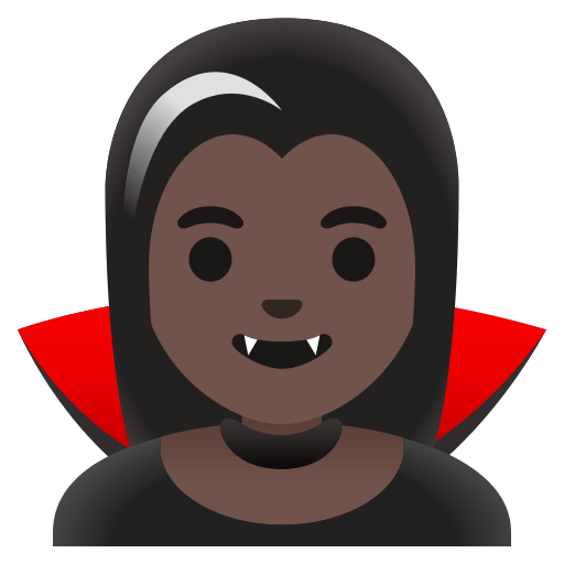woman vampire: dark skin tone — Google