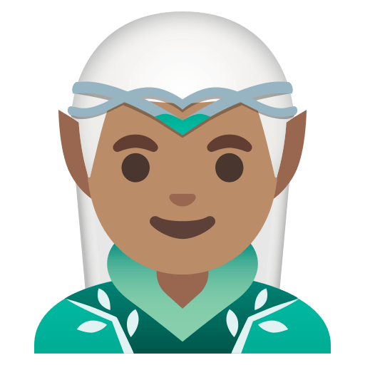 man elf: medium skin tone — Google