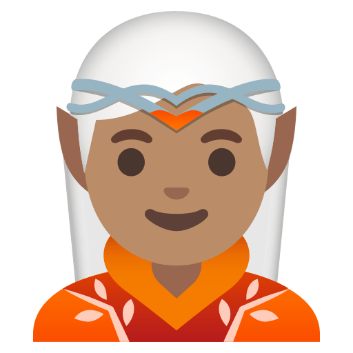 elf: medium skin tone — Google
