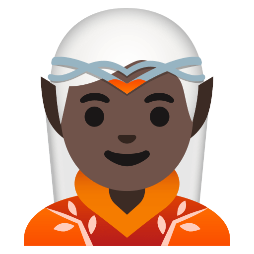elf: dark skin tone — Google