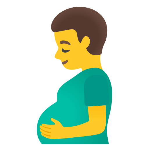 Pregnant Man, the design in this release