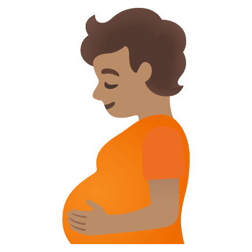 Pregnant Person: Medium Skin Tone, the design in this release