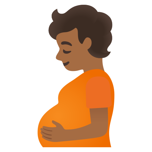Pregnant Person: Medium-Dark Skin Tone, the design in this release