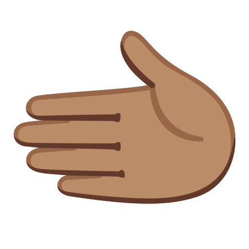 Leftwards Hand: Medium Skin Tone, the design in this release