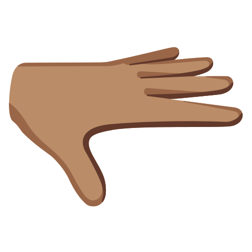 Palm Down Hand: Medium Skin Tone, the design in this release