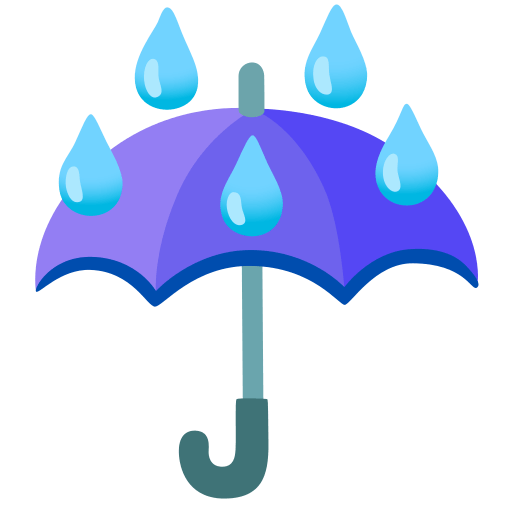 umbrella with rain drops — Google
