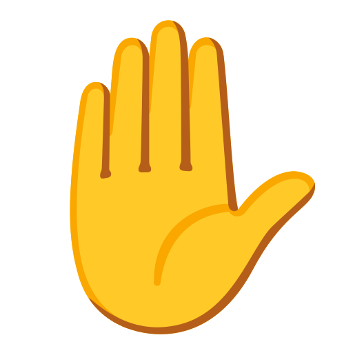 raised hand — Google