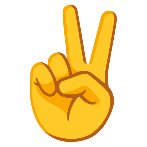 victory hand — Google