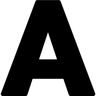 Regional Indicator Symbol Letter A, the previous design