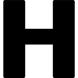Regional Indicator Symbol Letter H, the previous design