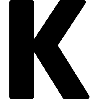 Regional Indicator Symbol Letter K, the previous design