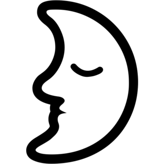 First Quarter Moon Face, the previous design