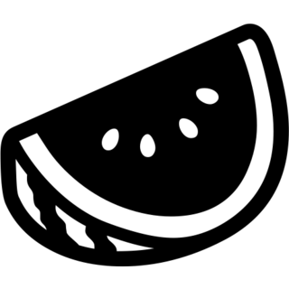 Watermelon as drawn by Google in Android 4.3