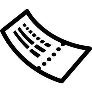 Ticket as drawn by Google in Android 4.3