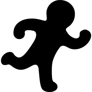 Person Running, the previous design